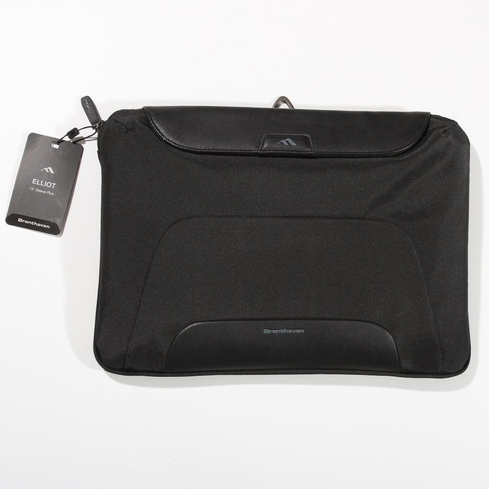 Brenthaven Elliot 13" Sleeve Plus Laptop & I-Pad Bag Slim Padded Black